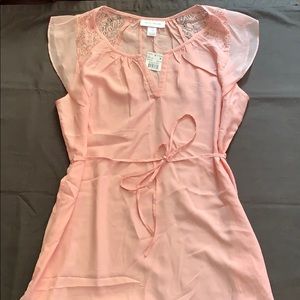 Motherhood maternity tie waist style blouse